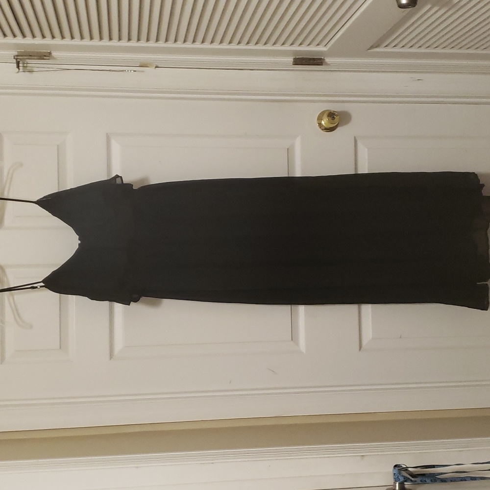 B  Smart Women's  Black  maxi  dress
